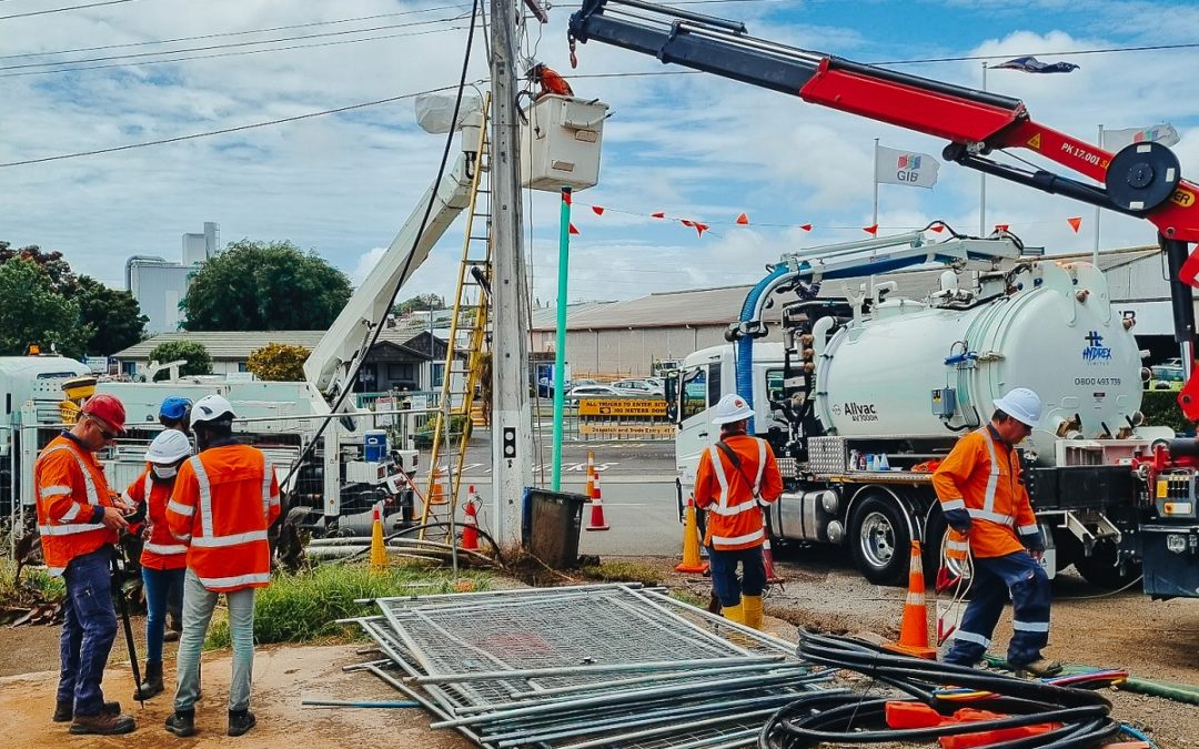 What is the safest way to expose underground utilities?