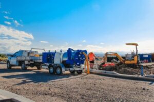Allvac® AV850 Hydro Excavator on Tandem Trailer