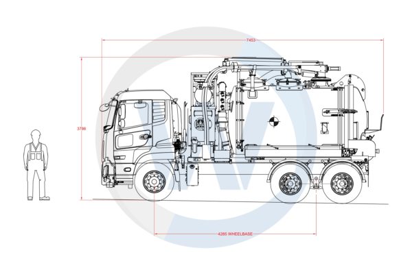 Allvac® AV7000H Hydro Excavator on UD Quon - Image 6