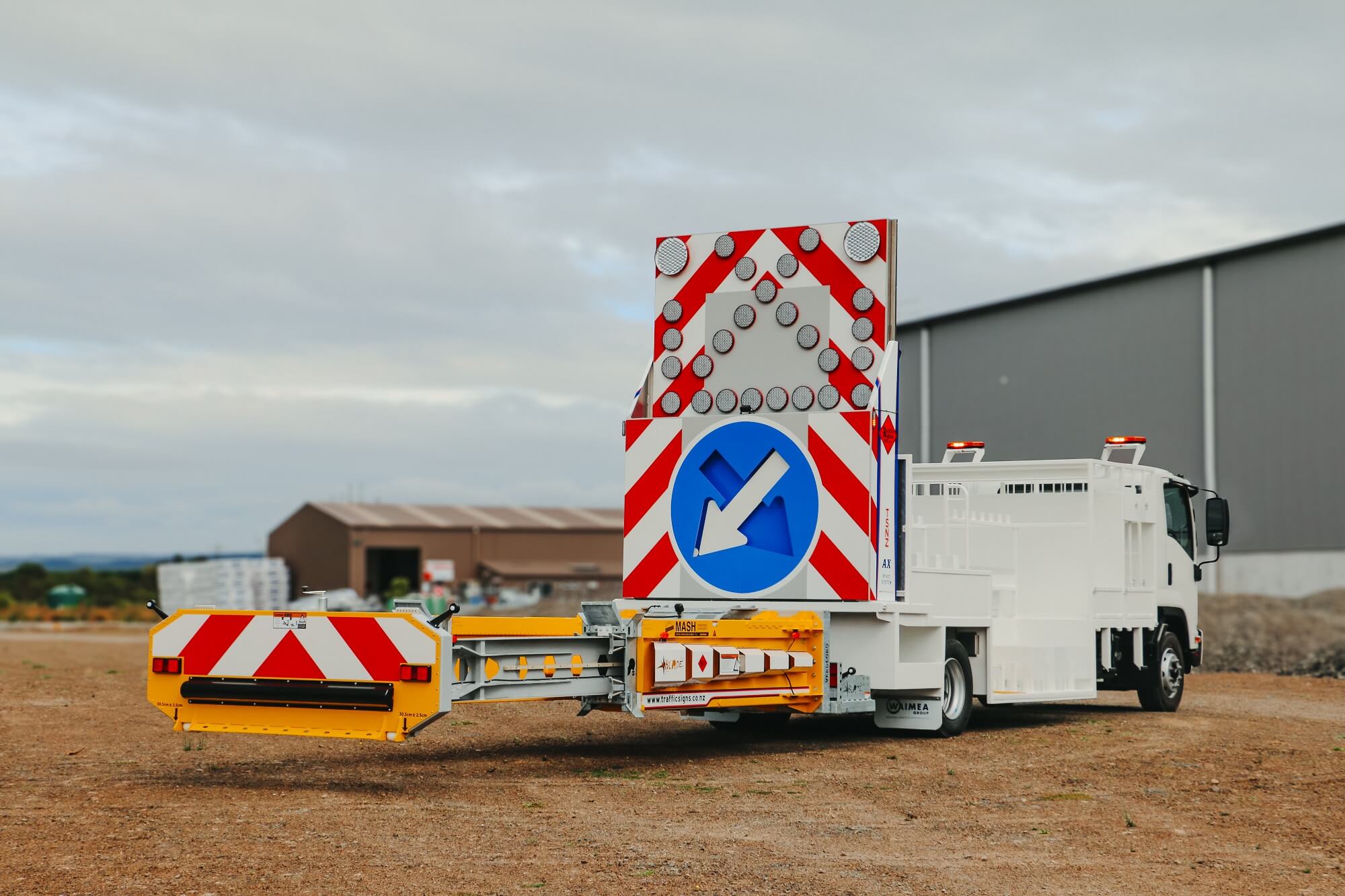 Level 3 Traffic Management Truck with Attenuator on Isuzu FSD