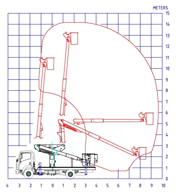 Versalift VST40 on Isuzu FRR500 4x2 Truck - Image 9