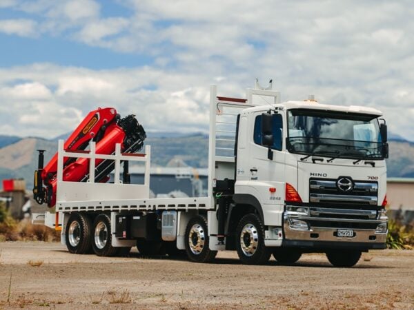 Palfinger PK35.001 on Hino 700 8x4 Crane Truck