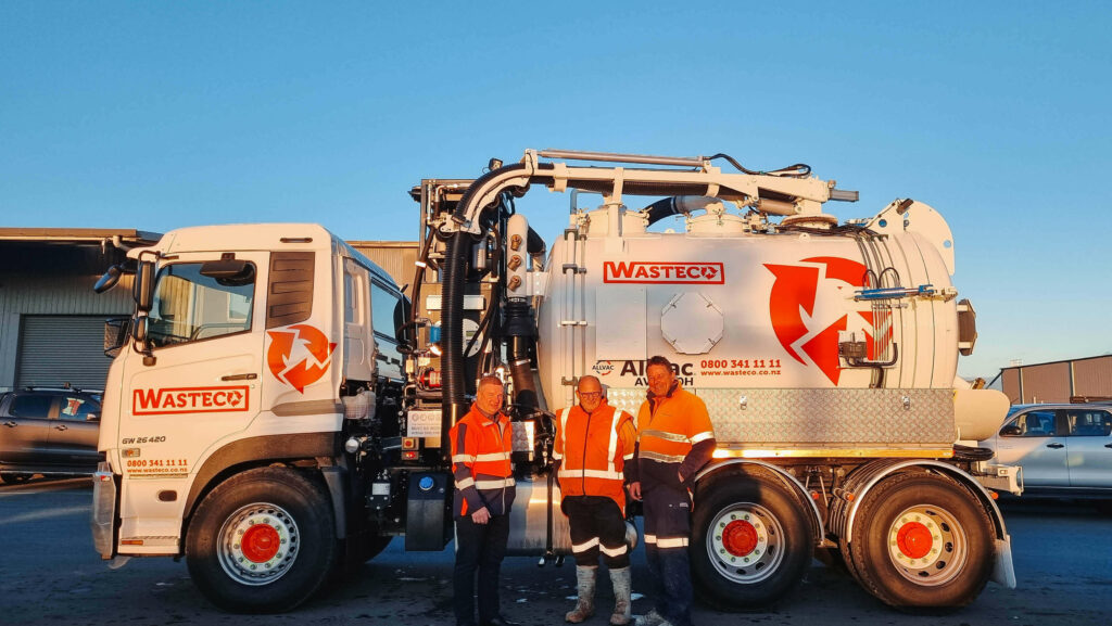 Handing over our latest Allvac® AV7000H build to the Wasteco team