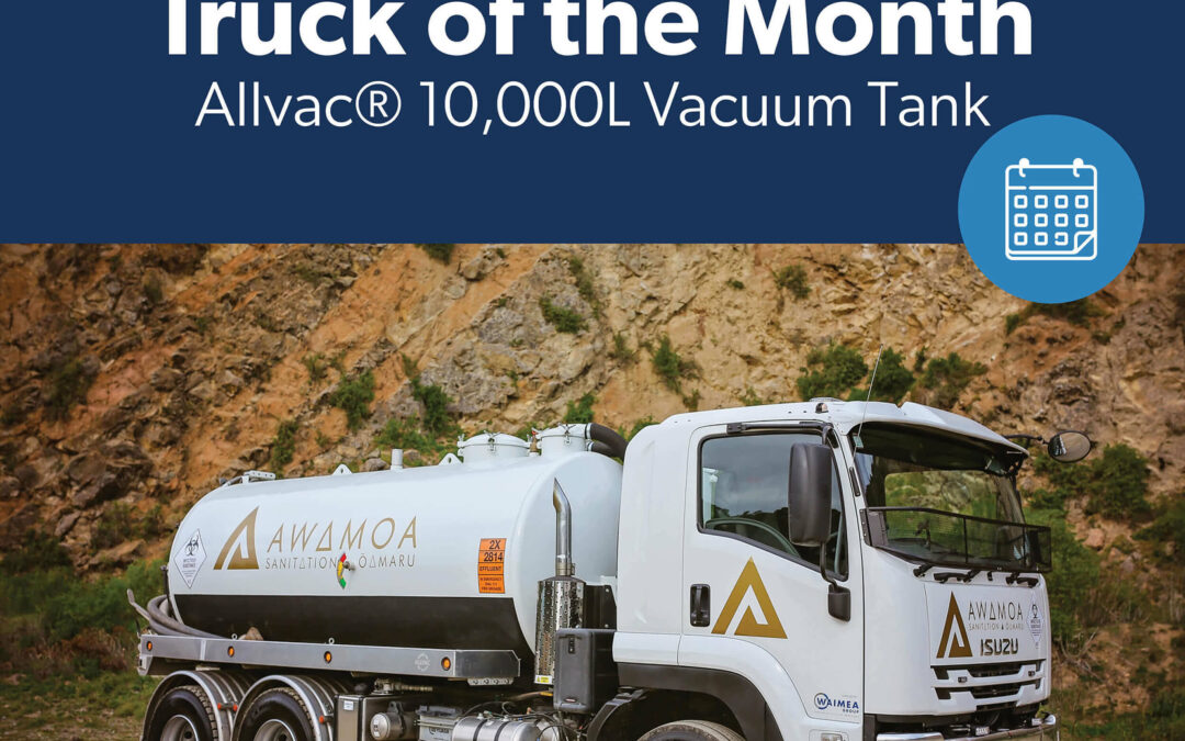 Truck of the month competition winner: Awamoa Sanitation