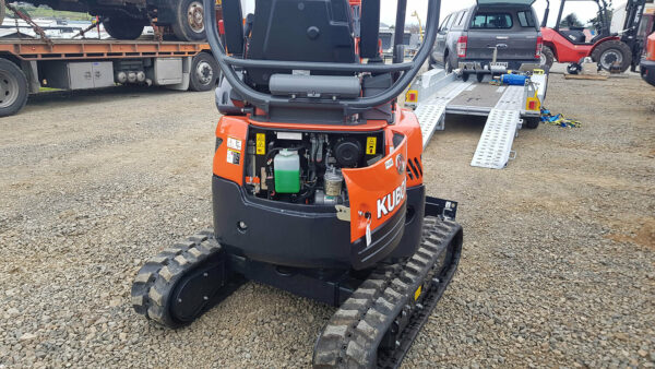 Kubota U17-3 2020 with single axle trailer - Image 3