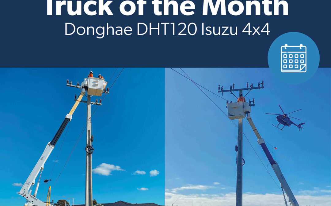 Truck of the month: Linelift® DHT120 on an Isuzu FSS550 4×4