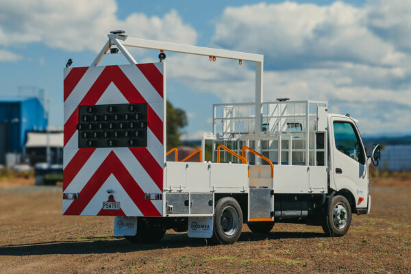 L1 Traffic Management Truck - 2022 Hino 300 917 wide MT  Level 1 with full sign board - Image 5