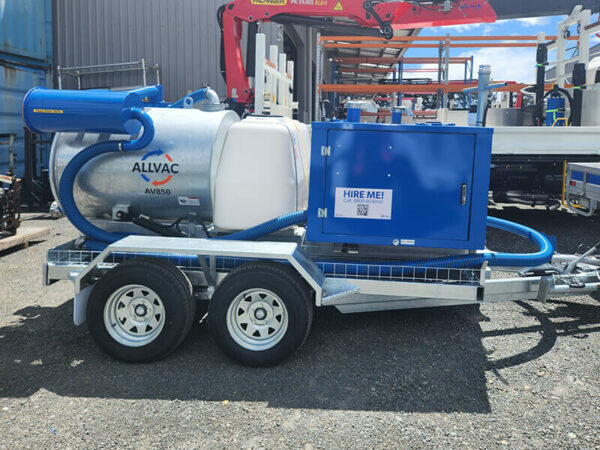 BTV6-2 Allvac® AV850 Full Door Hydro Excavator  on Tandem Trailer - Image 5