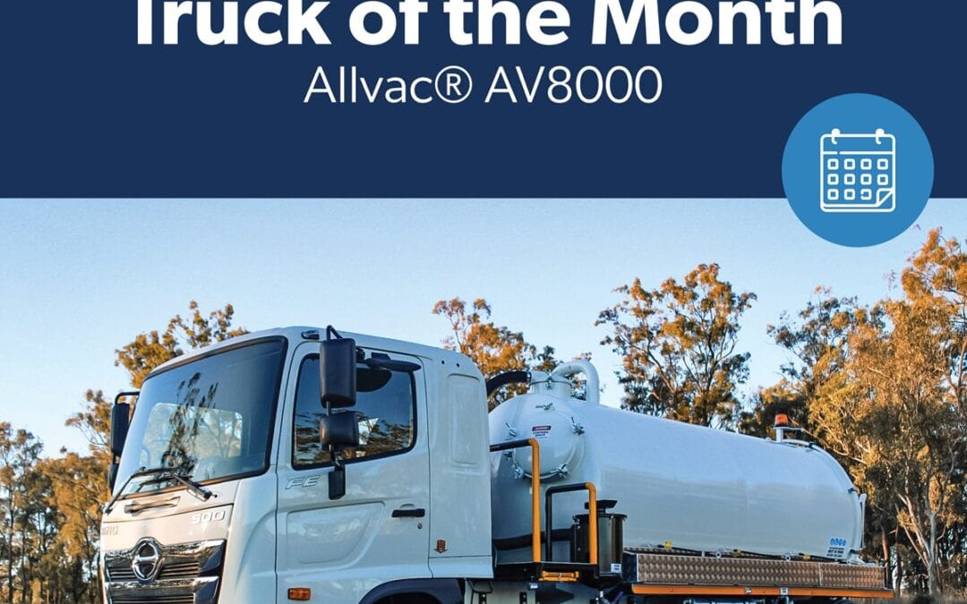 Truck of the month: New Unit! Allvac® AV8000 Vacuum Tanker