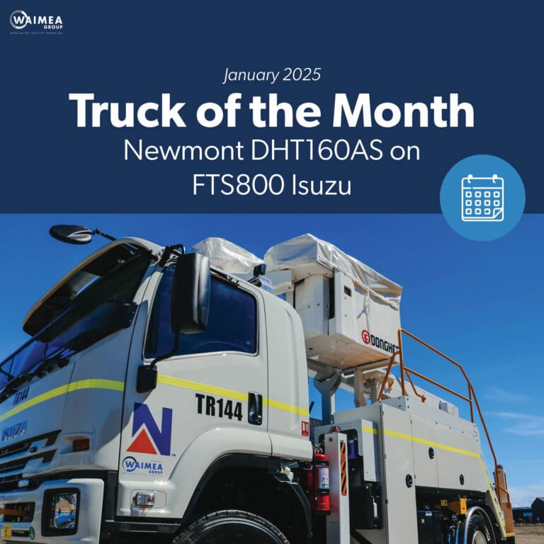 DHT160AS on FTS800 Isuzu EWP Bucket truck