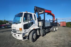 Palfinger PK21502 on 2006 Mitsubishi 6x4