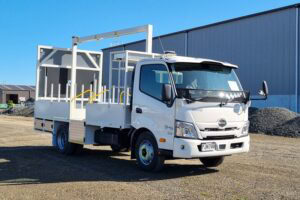 L1 Traffic Management Truck - 2022 Hino 300 917 wide MT  Level 1 with full sign board